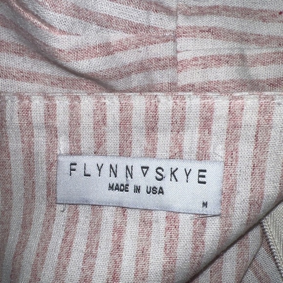 Flynn Skye ALEXIS CROP TOP SHORT SET (ROSE STRIPE) M - Picture 5 of 5